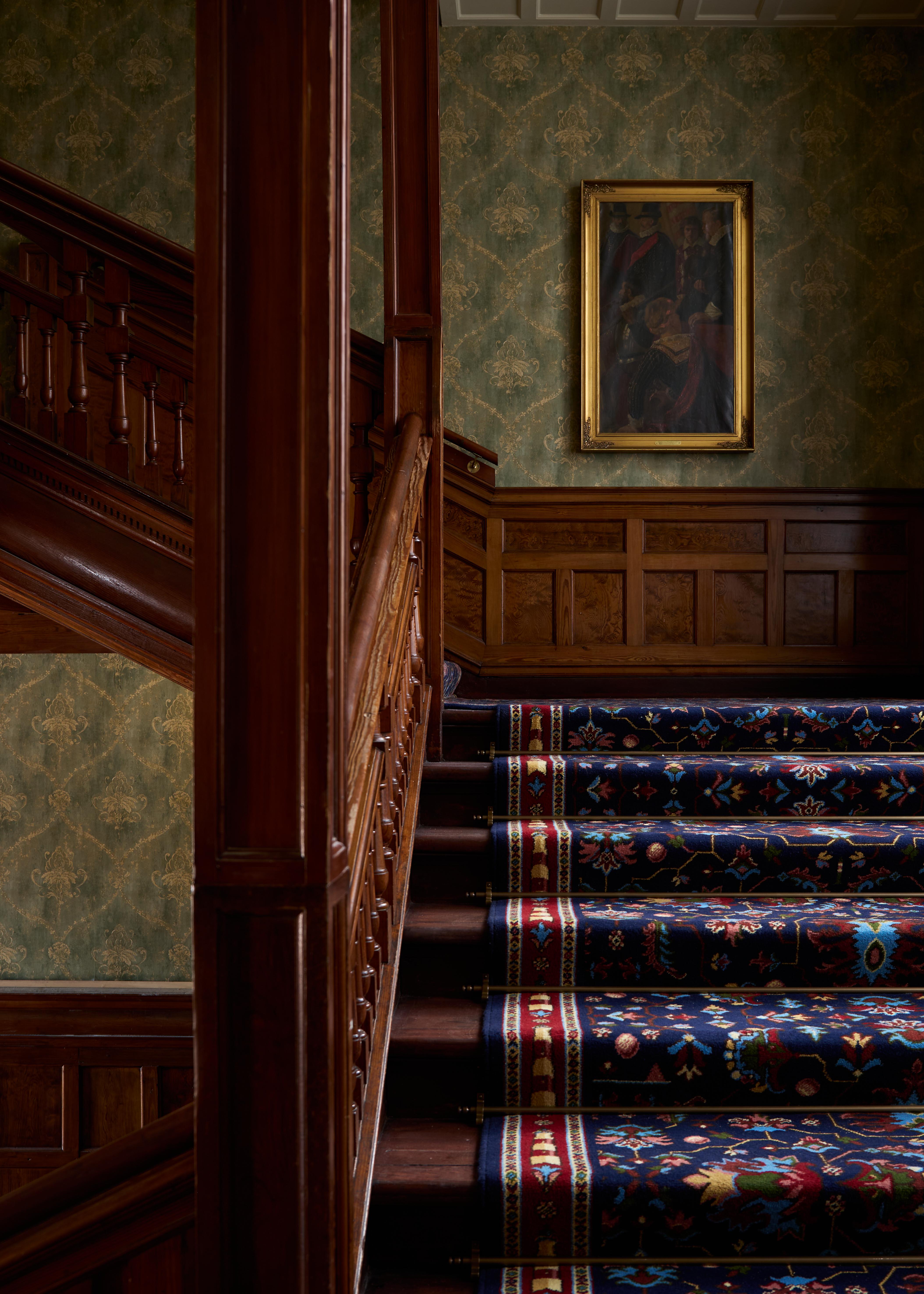 Dornoch Station Hotel Exterior photo The staircase